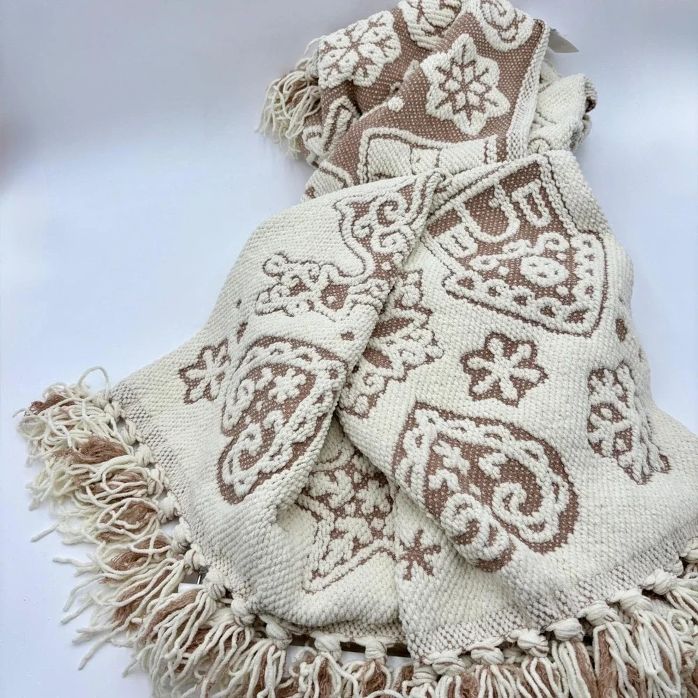 Cupcakes and Cashmere Throw Blanket Decorative Christmas Holiday‎ Gingerbread